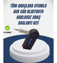Bluetooth Destekli Aux Müzik Ve Konuşma Cihazı