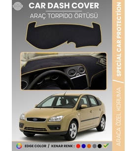 FORD FOCUS 2 (2005-2008) Torpido Örtüsü Panel Torpido Koruma Tam Uyum Çatlamayı Önler Kolay Montaj