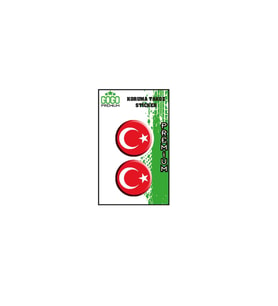 Bayrak Koruma Takozu İkili Damla Sticker
