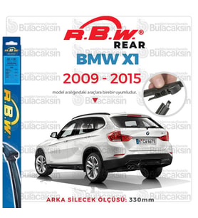 RBW Arka Silecek BMW X1 E84 2009-2015 ile uyumlu