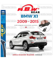 RBW Arka Silecek BMW X1 E84 2009-2015 ile uyumlu
