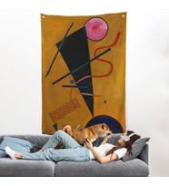 Vasily Kandinsky Beruhrung İletişim Duvar Örtüsü-7487