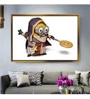 Altın Çerçeveli dekoratif tablo l1646 (Gold)