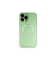 iPhone 13 Pro Kılıf Jack Magneticsafe Lens Silikon - Yeşil