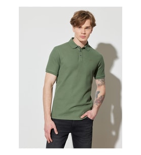 Polo Yaka T-shirt Khaki (Çok Renkli)