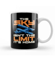 The Sky Is Yours Fighter Pilot Kupa Bardak Porselen