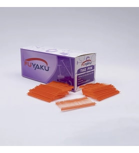 Fuyaku 45 MM Standart Kılçık Etiketleme Plastiği Renkli (10.000 Adet) Turuncu