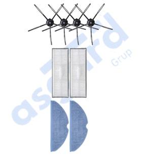 ROBOROCK S7 ( PLUS- MAXV-MAXV ULTRA- PRO ULTRA ) UYUMLU 4 Yan Fırça 2 Filtre 2 Mop PKT-iasgf0000735