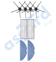 ROBOROCK S7 ( PLUS- MAXV-MAXV ULTRA- PRO ULTRA ) UYUMLU 4 Yan Fırça 2 Filtre 2 Mop PKT-iasgf0000735