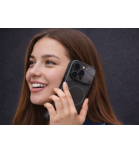 AG Glass İphone 15 Pro Telefon Kılıfı (Siyah)