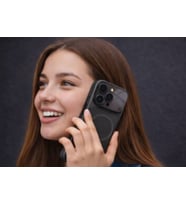 AG Glass İphone 15 Pro Telefon Kılıfı (Siyah)