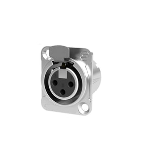 Hepa Merz SFC-SR12 XLR ŞASE Dişi Canon 3 Pinli XLR Şase Konnektör