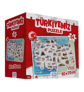 Ca Games Türkiyemiz 24 Parça Puzzle CA.5079