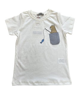 Erkek Çocuk Beyaz Tshirt
