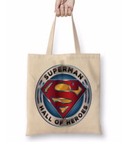 Superman Süperman Bez Çanta Uzun Saplı