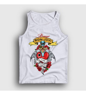 Presmono Unisex Beyaz Always Bon Jovi Atlet 20041tt