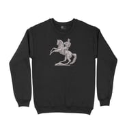 Atatürk Atlı Onur Anıtı Siyah Sweatshirt