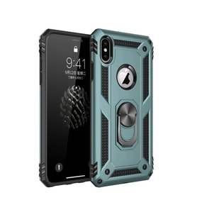 İphone Xs Kılıf Sofya Yüzüklü Kapak - Yeşil