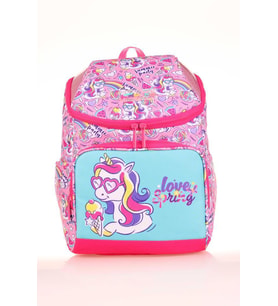 Kaukko Kids Sırt Çantası Cube Unicorn L5158 (Pembe)