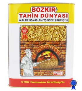 Bozkır Tahin Dünyası Kepekli Bozkır Tahini 4600 Gr. TENEKE