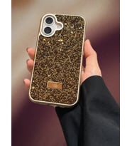 İphone 17 İle Uyumlu İnce Parlak Taşlı Premium Sw Telefon Kılıfı