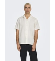 ONSBERTIL WAFFLE SS RESORT SHIRT (Açık Bej)