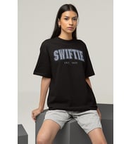 Swiftie Est.1989 Yazılı Unisex Oversize Taylor Swift Tişört