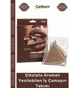 Özel Üretim Fantezi Standart Beden Esnek Lezzetli Çikolata Aromalı Yenilebilen İç Çamaşırı Takımı