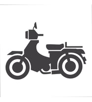 MOTOSİKLET FOLYO STİCKER 30cm Uzunluk
