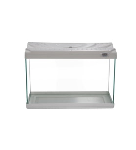 Kanki Pet KP3518 Renkli Kapak Akvaryum Beyaz 35 CM