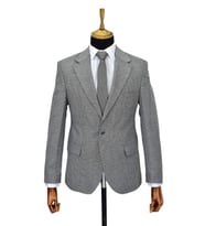 Erkek Gri Tek Spor Ceket Çift Yırtmaçlı BGL-ST03981