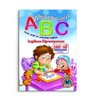 Whiteboard ABC First Step in Learning English / Yaz-Sil Bitmeyen Yazı Defteri