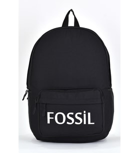 Fossil Unisex Çok Gözlü Günlük Seyahat Okul Sırt Çantası Siyah 9504