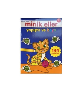 Minik Eller Yapıştır ve Boya Lacivert Kitap 0-6 Yaş Yayınları