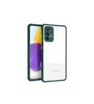 Samsung Galaxy A72 Uyumlu Kılıf Zore Kaff Kapak (Koyu Yeşil)