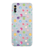 PrintiFy Samsung Galaxy A30S ile Uyumlu Water Color 6  Kamera Korumalı Şeffaf  Kılıf