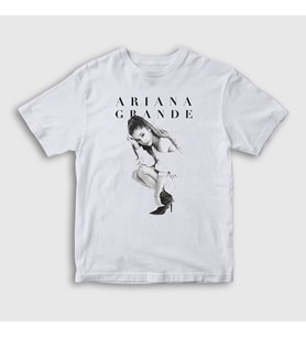 Presmono Unisex Çocuk Beyaz Honeymoon Ariana Grande T-Shirt 152469tt