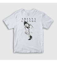 Presmono Unisex Çocuk Beyaz Honeymoon Ariana Grande T-Shirt 152469tt