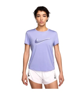 Nike W NK ONE SWSH HBR DF SS TOP Lila Kadın T-Shirt HJ2204-533