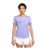Nike W NK ONE SWSH HBR DF SS TOP Lila Kadın T-Shirt HJ2204-533