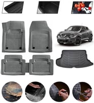 Nissan Juke 2010-2015 Uyumlu Paspas Araca Özel Bagaj Havuzu MBS Gri
