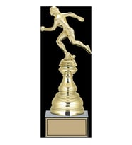 ODAK KUPA - Figürlü Kupalar - Atletizm Kadın Figürlü Kupalar FG-023 B - 31 cm