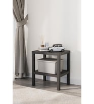 Life 2 Katlı Plastik Siyah Banyo Mutfak Rafı MIT1055