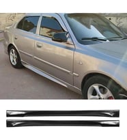 Hyundai Accent Admire Yan Marşpiyel Seti Mat Siyah Plastik 2 Adet 2000 2001 2002 2003 2004 2005 2006