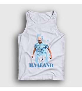 Presmono Unisex Beyaz Erling Haaland Spor Futbol Atlet 430567tt