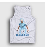 Presmono Unisex Beyaz Erling Haaland Spor Futbol Atlet 430567tt