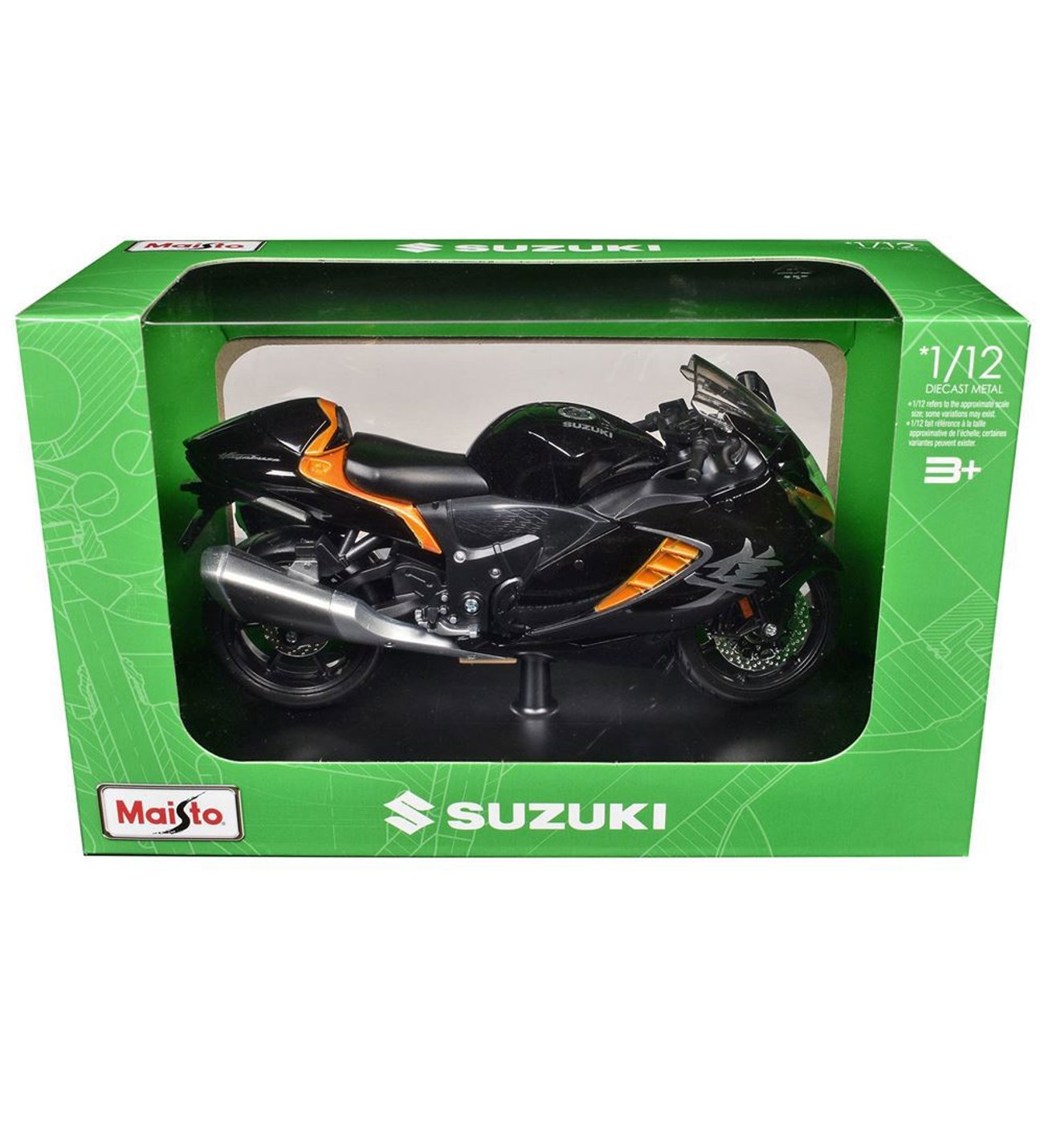 HAYABUSA フィギュア Maisto 1:12 Suzuki Hayabusa 2022 Motosiklet 32724