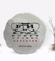 BK Gift Kişiye Özel İsimli Optisyen Tasarımlı Dekoratif Kırlent Yastık-1