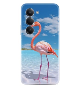Xiaomi Redmi 15 Kılıf Boutique Baskılı Resimli Okaynus ve Flamingo Pcode -093