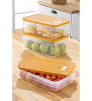 Tupper Model - Vakumlu - Mikrodalga Buzluk Saklama Kabı 3,8lt